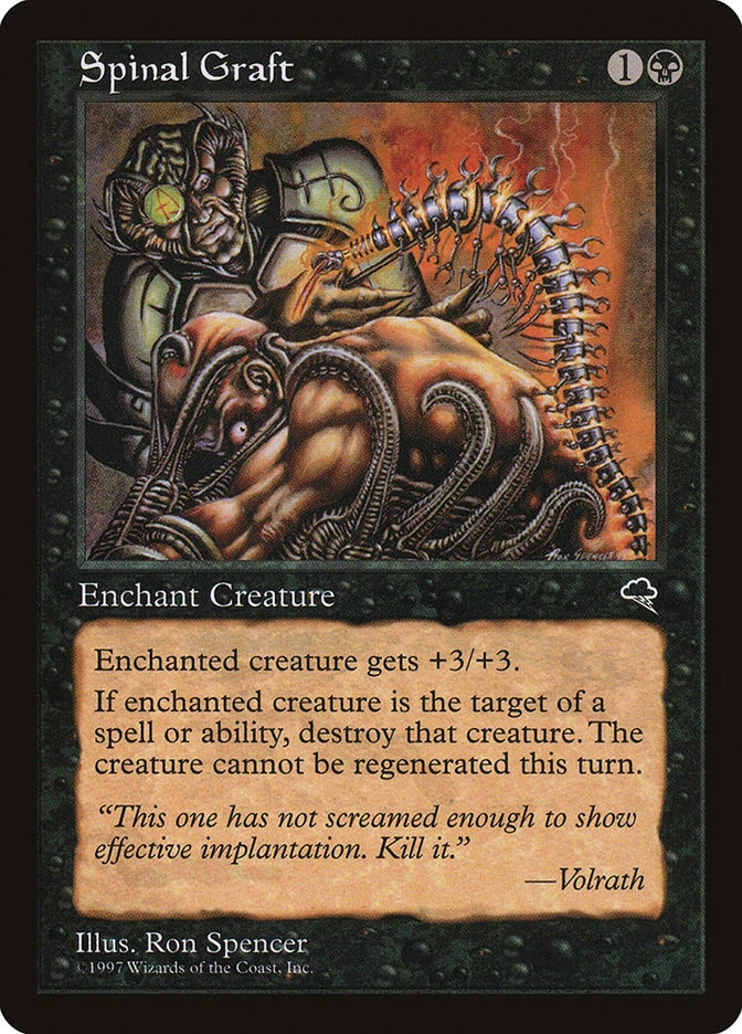 Magic the Gathering (mtg): TMP: Spinal Graft  (x 4) - Image 1 of 1