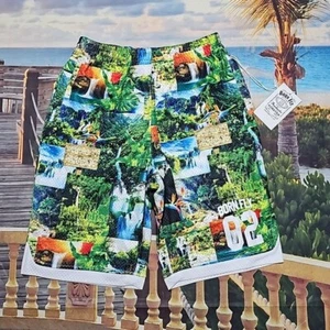 Born‎ Fly Graphic Shorts Size Medium NWT - Picture 1 of 8