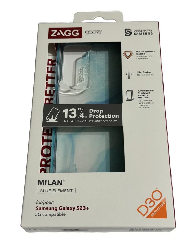 Gear4 ZAGG Milan Series Case for Samsung Galaxy S23 6.6" (Aurora)