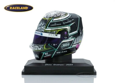 Helm / Helmet F1 Team Stake Sauber 2024 Guanyu Zhou, Spark 1:5, 5HF148 - Bild 1 von 4