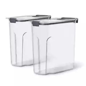 Rubbermaid Brilliance 18-Cup Cereal Pantry Storage, 2 Pack - Picture 1 of 5