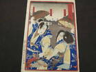Authentic Work Toyohara Kunichika Thirty-Six Views Of Fuji 1896 Colored Woodbloc