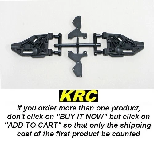 E2144b - MUGEN MBX8 FRONT LOWER SUSPENSION ARMS SET – TRIANGLES INFÉRIEURS AVANT