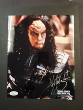 J.G. HERTZLER AUTOGRAPHED 8x10 Picture Martok Star Trek Deep Space Nine JSA 