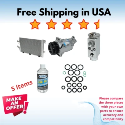 Compressor, Condenser & Valve A/C Fit Saturn Astra 2008-2009 - Image 1 of 4