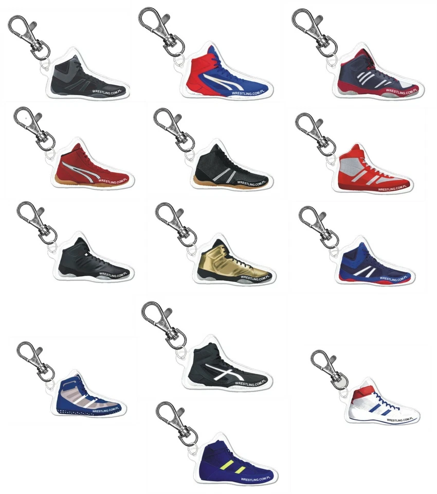 Portachiavi in ​​plastica Portachiavi "SCARPE DA LOTTA" Regalo di diversi modell - Immagine 1 di 1