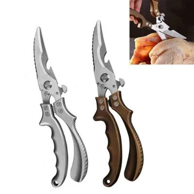 Geflügelschere Hähnchenschere Fleischschere Edelstahl Schere Küchenscheren  EN - Bild 1 von 4