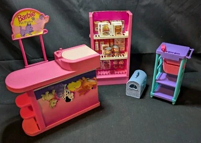 Barbie So Much To Do Pretty Pet Parlor 1994 vintage con algunos accesorios Foto 1 de 4