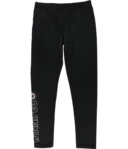 G-III Sports Womens Winnipeg Jets Compression Athletic Pants, Black, Medium Cover