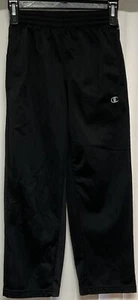 Champion Boy's Straight Leg Pull On Black Track Pants Size S. 2418 - Picture 1 of 3