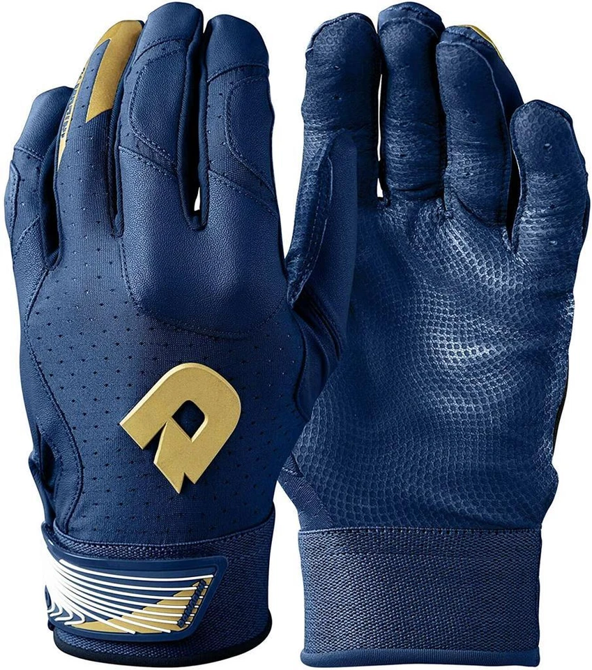 DeMarini CF Navy Baseball Softball Batting Gloves Adult 2XLarge WTD6114NA2X