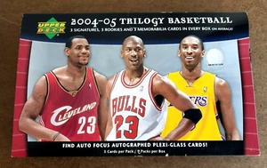 2004-2005 Upper Deck Trilogy Baloncesto Jordan Kobe Bryant Lebron ¡Caja vacía! - Imagen 1 de 18