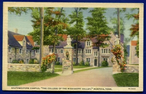 Memphis Tennessee Southwestern Campus College Mississippi Valley Postcard - Picture 1 of 2