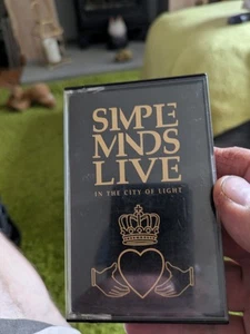 SIMPLE MINDS - IN THE CITY OF LIGHT (UK CASSETTE TAPE) - Picture 1 of 5