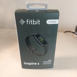 Fitbit Inspire 3 Activity Tracker, Bluetooth, Heart Rate, Running / Fitness, GPS - Picture 1 of 15