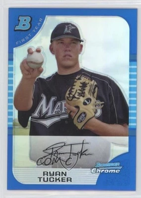 2005 Bowman Draft Chrome Blue Refractor /150 Ryan Tucker #BDP109 Rookie RC - Image 1 of 2