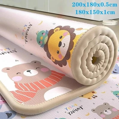 Baby Crawling Play Mat Non-Toxic EPE Carpet Kids Activity Gym Rug - image 1 of 4