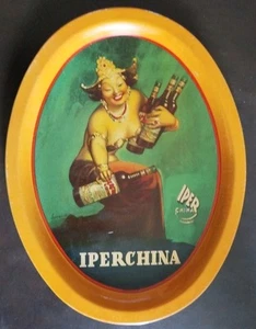 IPERCHINA GENTILE - distilleria in Padova - vassoio pubblicitario ill. Boccasile - Picture 1 of 3