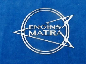SUPERBE RARE ++ TOP ++ EMBLEME MONOGRAMME LOGO - ENGINS MATRA - Picture 1 of 3