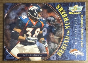 2001 Score Select Behind The Numbers #’d 155/297 Mike Anderson #BN-12 - Bild 1 von 2