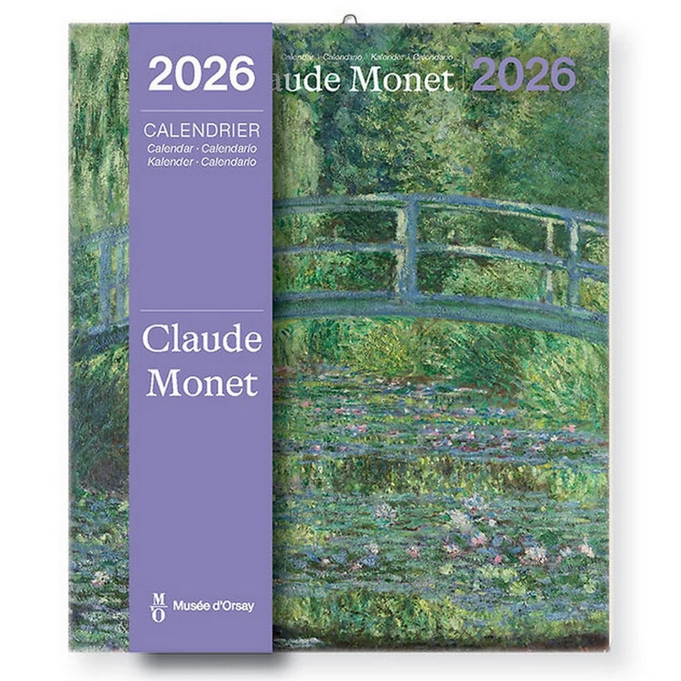 Calendrier mural Claude Monet, Les Nymphéas 15,5x18cm (2026) - Photo 1/4