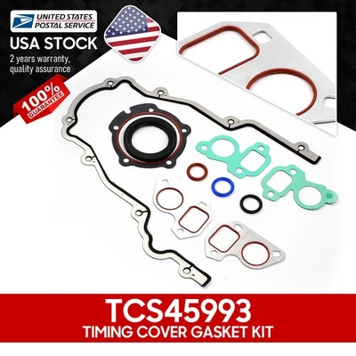 For 2006-2009 CHEVROLET IMPALA 5.3L Front Timing Cover Gasket Set LS1 LS2 LS3 - Image 1 of 4