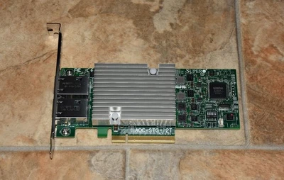 Supermicro AOC-STG-i2T Dual Port 10GBASE-T RJ-45 Adapter High Profile Bracket - Image 1 of 4