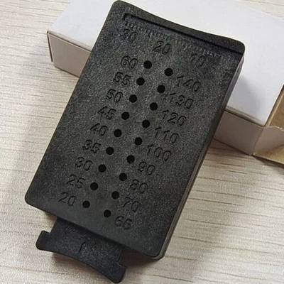 Dental Gutta Percha Points Gauge Cutter Endodontic Root Files Measurement Black - Image 1 of 4