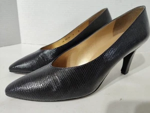 Vintage Stewart Weitzman Pump Shoes Sz 8 N Pointed Toe - Picture 1 of 11