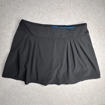 Minifalda Lucy Tech Negra Skort Plisada Correr Tenis Aire Libre Pickleball Pequeña Foto 1 de 4