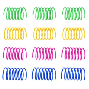 40 Pezzi Molle Colorate Gatto Giocattolo Comfort Pet Springs Giocattolo per Piccoli Animali Domestici Gioco - Foto 1 di 12