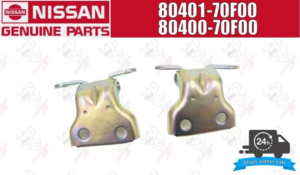 NISSAN S14 200SX Fr Door Hinge 80401-70F00 80400-70F00 OEM Genuine - Image 1 of 4
