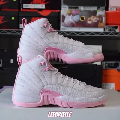 Nike Air Jordan 12 Retro Pearl Pink 510815-600 GS Size 7 - Image 1 of 4