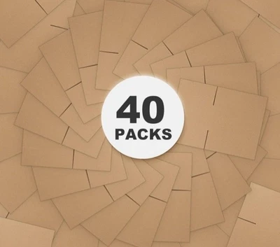 40 cajas de envío de cartón corrugado cajas de envío a granel - Image 1 of 4