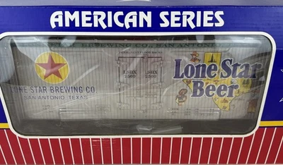USA Trains R-16436 Lone Star Beer Reefer G Scale NIB Refrigerator Car Beer Texas - Image 1 of 4