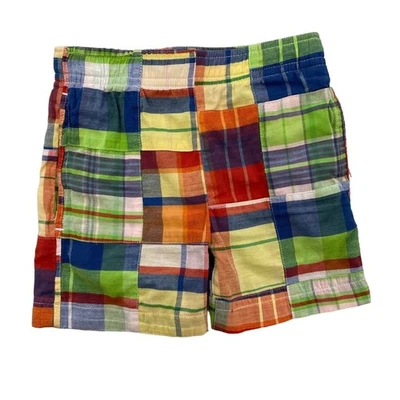 Kelly's Kids Multicolor Plaid Short Boys 12 Months - Image 1 of 4