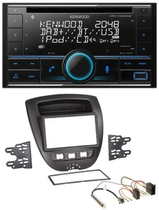 Kenwood CD 2DIN DAB USB MP3 Bluetooth Autoradio für Peugeot 107 Citroen C1 Toyot - Bild 1 von 7