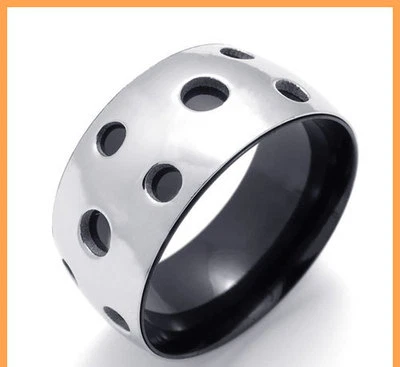 Anillo Clásico Acero Inoxidable 316L Talla 10 Hombre Regalo R-A255 Foto 1 de 3