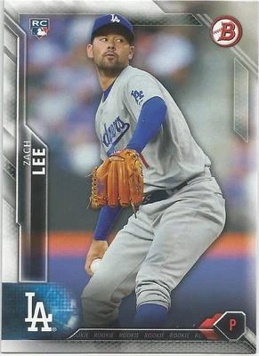 Карта новичка Зака Ли из Seattle Mariners 2016 Bowman - Изображение 1 из 2