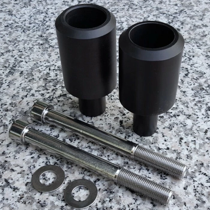 2003-2006 Honda CBR600RR CBR600 CBR 600 RR 600RR BLACK FRAME SLIDERS - Image 1 of 1