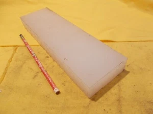 "BARRA DE POLIPROPILENO plástico mecanizable lámina plana stock 1 1/4"" x 3"" x 10"" - Imagen 1 de 1
