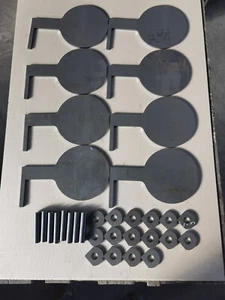 Hardox500 AR500 dueling tree gong shooting target 200x6mm 7.87 inch x 1/4 inch - Bild 1 von 7