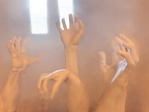 Scary Reaching Hands – Zombie Horror Hands – Creepy Halloween Decor - Life-Sized - Picture 1 of 9