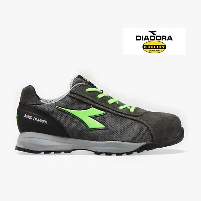 DIADORA UTILITY GLOVE MDS TEXT LOW S1P SRC SCARPE ANTINFORTUNISTICHE DA LAVORO - Immagine 1 di 4