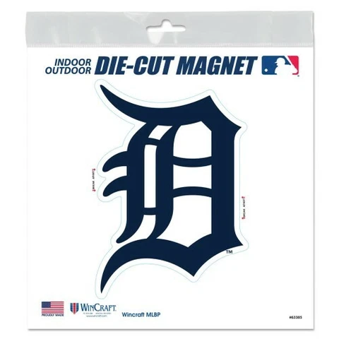 DETROIT TIGERS 6"X6" DIE-CUT MAGNET FOR INDOOR OR OUTDOOR HIGH QUALITY Cover