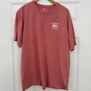 SOUTHERN TIDE Men's Coastal Lifestyle Skipjack Red Heather T-Shirt - Size L - Picture 1 of 3