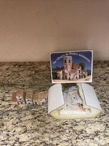 9 Pc Les Villages De France Miniatures By Gault Provence Ceramics Some NIB - Picture 1 of 24