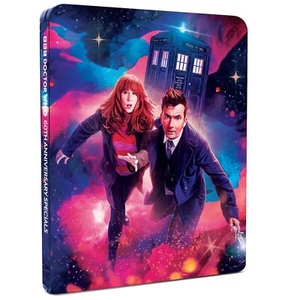 Doctor Who 60th Anniversary Specials Limited Edition Steelbook 📽️ Blu-ray 🆕 - Picture 1 of 3