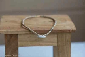 Tulasi Kanthimala Con Plata Narasimhadev Kavacha Hecho a Mano Tulsi, Collar.Madera - Imagen 1 de 3