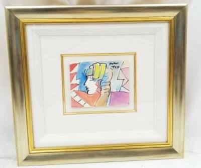  Medios mixtos originales Peter Max   Foto 1 de 4